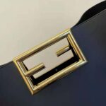 Fendi Women Way Medium Made of Camellia-Colored Leather Bag-Black - Image 7