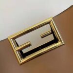 Fendi Women Way Medium Made of Camellia-Colored Leather Bag-Brown - Image 10