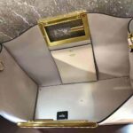 Fendi Women Way Medium Made of Camellia-Colored Leather Bag-White - Image 6