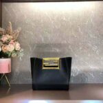 Fendi Women Way Small Made of Camellia-Colored Leather Bag-Black - Image 2