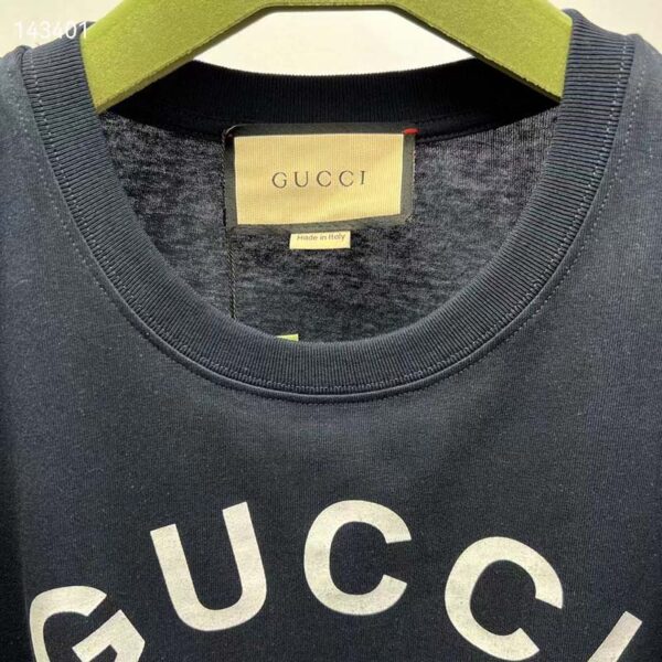 Gucci GG Women Cotton Jersey ‘Gucci Firenze 1921’ T-Shirt Crewneck Oversize Fit (3)