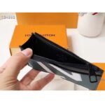 Louis Vuitton LV Unisex CC Holder Wallet Yelow Blue Taurillon Cowhide Leather - Image 6