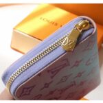 Louis Vuitton LV Unisex Zippy Wallet Sunrise Pastel Monogram Coated Canvas Cowhide – Image 7