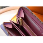 Louis Vuitton LV Unisex Zippy Wallet Sunrise Pastel Monogram Coated Canvas Cowhide – Image 9