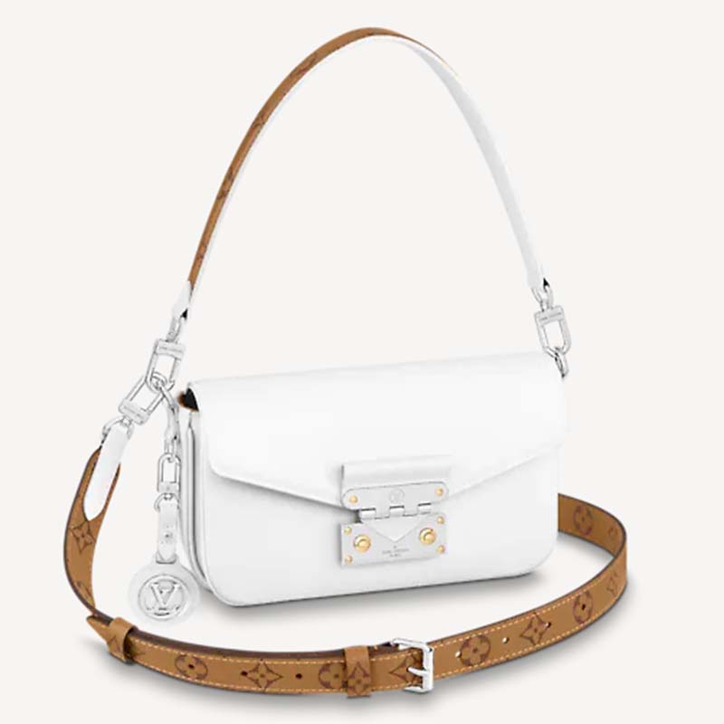 Louis Vuitton Womens Lockme Bag White Leather ref.1006178 - Joli