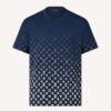 Louis Vuitton Men Mental LVSE Monogram Gradient T-Shirt Cotton Regular Fit Dark Ocean