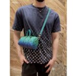 Louis Vuitton Men Mental LVSE Monogram Gradient T-Shirt Cotton Regular Fit Dark Ocean - Bild 12