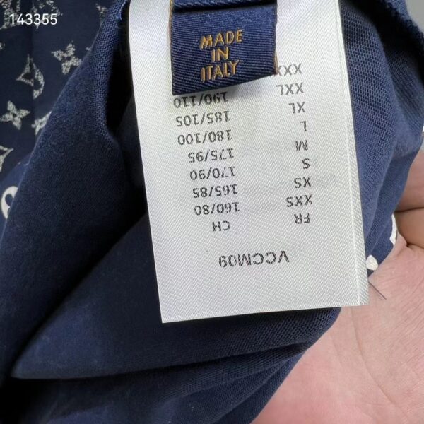 Louis Vuitton Mental LVSE Monogram Gradient T-Shirt Cotton Regular Fit Dark Ocean (3)