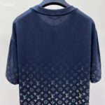 Louis Vuitton Men Mental LVSE Monogram Gradient T-Shirt Cotton Regular Fit Dark Ocean - Bild 5