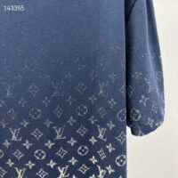 Louis Vuitton Mental LVSE Monogram Gradient T-Shirt Cotton Regular Fit Dark Ocean (12)