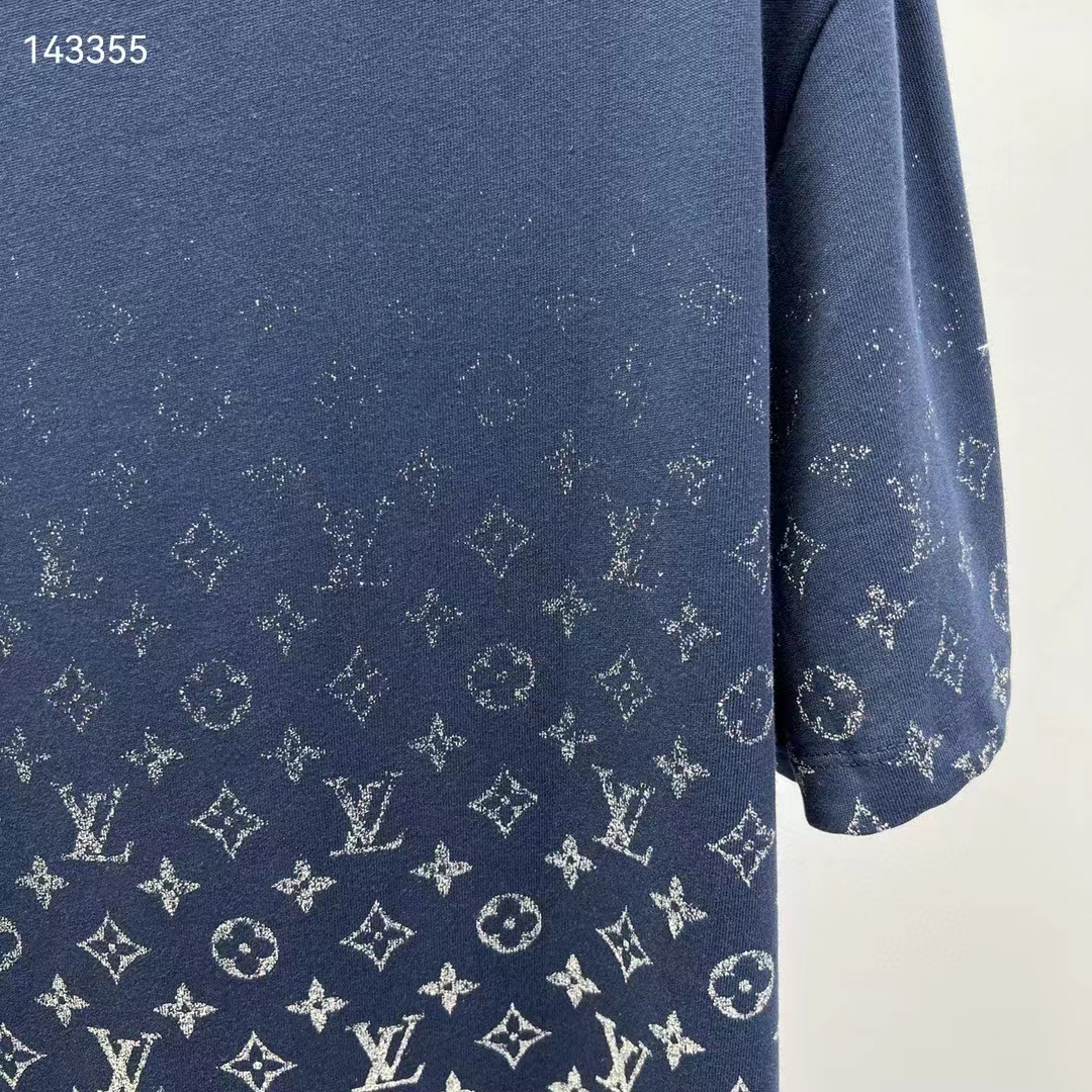 Louis Vuitton LVSE monogram gradient T-shirt ocean Black NEW Small