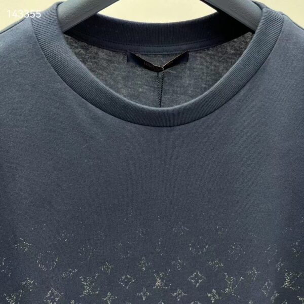 Louis Vuitton Mental LVSE Monogram Gradient T-Shirt Cotton Regular Fit Dark Ocean (8)