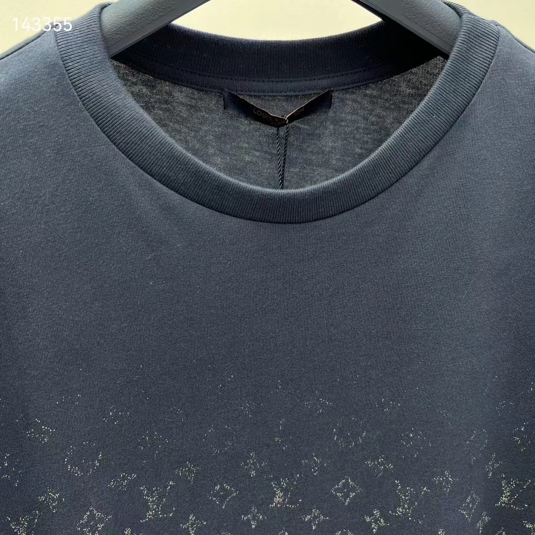 Louis Vuitton Men LVSE Monogram Gradient T-Shirt Cotton Regular Fit Black  and White - LULUX