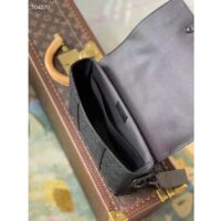 Louis Vuitton Unisex Trunk Messenger Taurillon Monogram Textile Cowhide Leather (8)