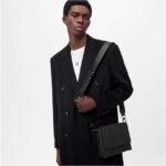 Louis Vuitton Unisex Trunk Messenger Taurillon Monogram Textile Cowhide Leather - Image 11