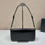 Prada Women Brushed Leather Prada Femme Bag-Black – Image 3