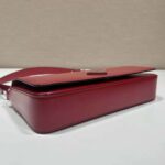 Prada Women Brushed Leather Prada Femme Bag-Red - Imagen 6