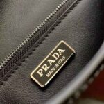 Prada Women Brushed Leather Shoulder Bag-Black - Bild 9