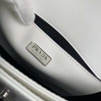 Prada Women Brushed Leather Shoulder Bag-White (1)