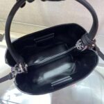 Prada Women Bucket Design Spectrum Leather Bag-Black - Image 9