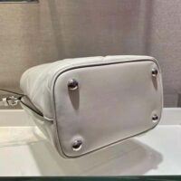 Prada Women Bucket Design Spectrum Leather Bag-white (1)