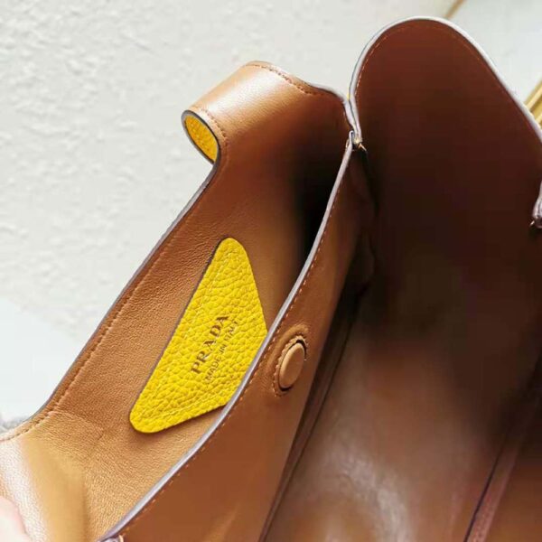 Prada Women Calf Leather Handbag-yellow (10)