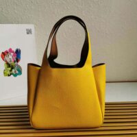 Prada Women Calf Leather Handbag-yellow (1)