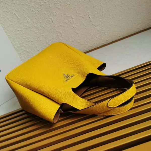 Prada Women Calf Leather Handbag-yellow (6)