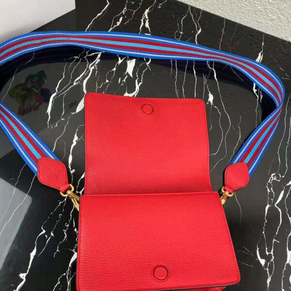 Prada Women Calf Leather Shoulder Bag-red (6)