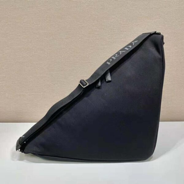 Prada Women Canvas Prada Triangle Bag-Black (4)