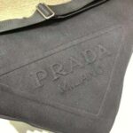 Prada Women Canvas Prada Triangle Bag-Black - Bild 8