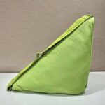 Prada Women Canvas Prada Triangle Bag-Lime - Imagen 3