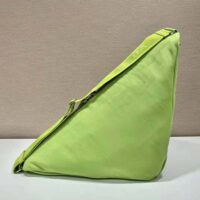 Prada Women Canvas Prada Triangle Bag-Green (1)