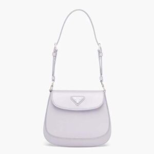 Prada Women Cleo Brushed Leather Mini Bag-Purple