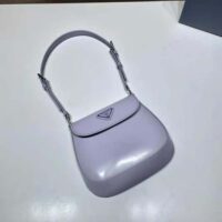Prada Women Cleo Brushed Leather Mini Bag-Purple (1)