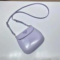 Prada Women Cleo Brushed Leather Mini Bag-Purple (1)