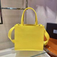 Prada Women Drill Tote Handles Bag-Yellow (1)