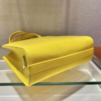 Prada Women Drill Tote Handles Bag-Yellow (1)
