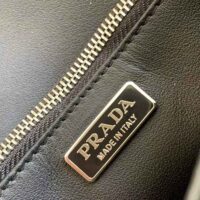 Prada Women Embleme Brushed-Leather Bag-Black (1)