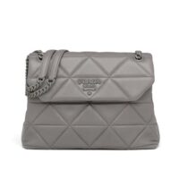 Prada Women Large Nappa Leather Prada Spectrum Bag-grey (1)