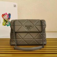 Prada Women Large Nappa Leather Prada Spectrum Bag-grey (1)