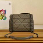 Prada Women Large Nappa Leather Prada Spectrum Bag-Grey - Image 3