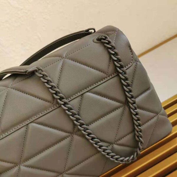 Prada Women Large Nappa Leather Prada Spectrum Bag-grey (8)