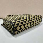 Prada Women Large Prada Symbole Jacquard Fabric Handbag-Brown - immagine 6