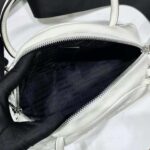 Prada Women Leather Prada Triangle Bag-White - Bild 9