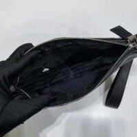 Prada Women Leather Triangle Leather Pouch-black (1)