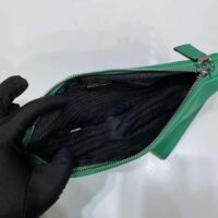 Prada Women Leather Triangle Leather Pouch-green (1)