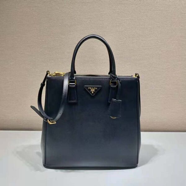 Prada Women Medium Prada Galleria Saffiano Leather Bag-black (2)