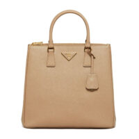 Prada Women Medium Prada Galleria Saffiano Leather Bag-sandy (1)