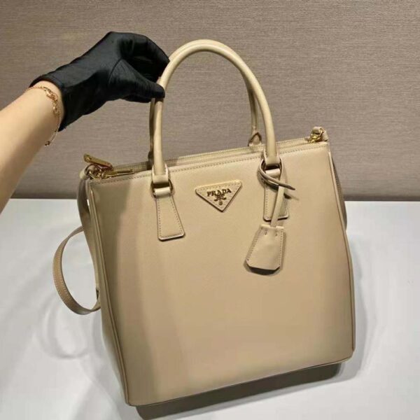Prada Women Medium Prada Galleria Saffiano Leather Bag-sandy (3)